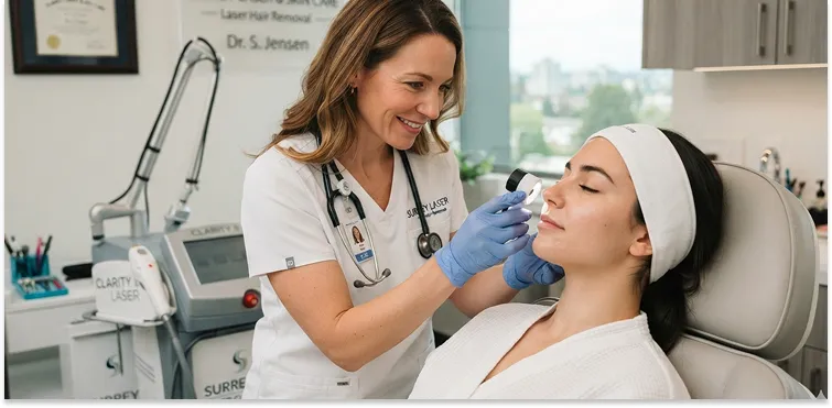 Laser Hair Removal in Surrey